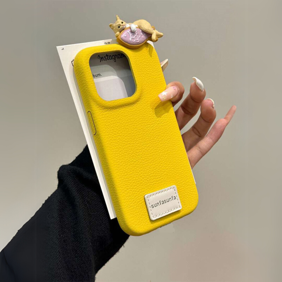 Tip 1 Kedi Figürlü 3D Telefon Kılıfı