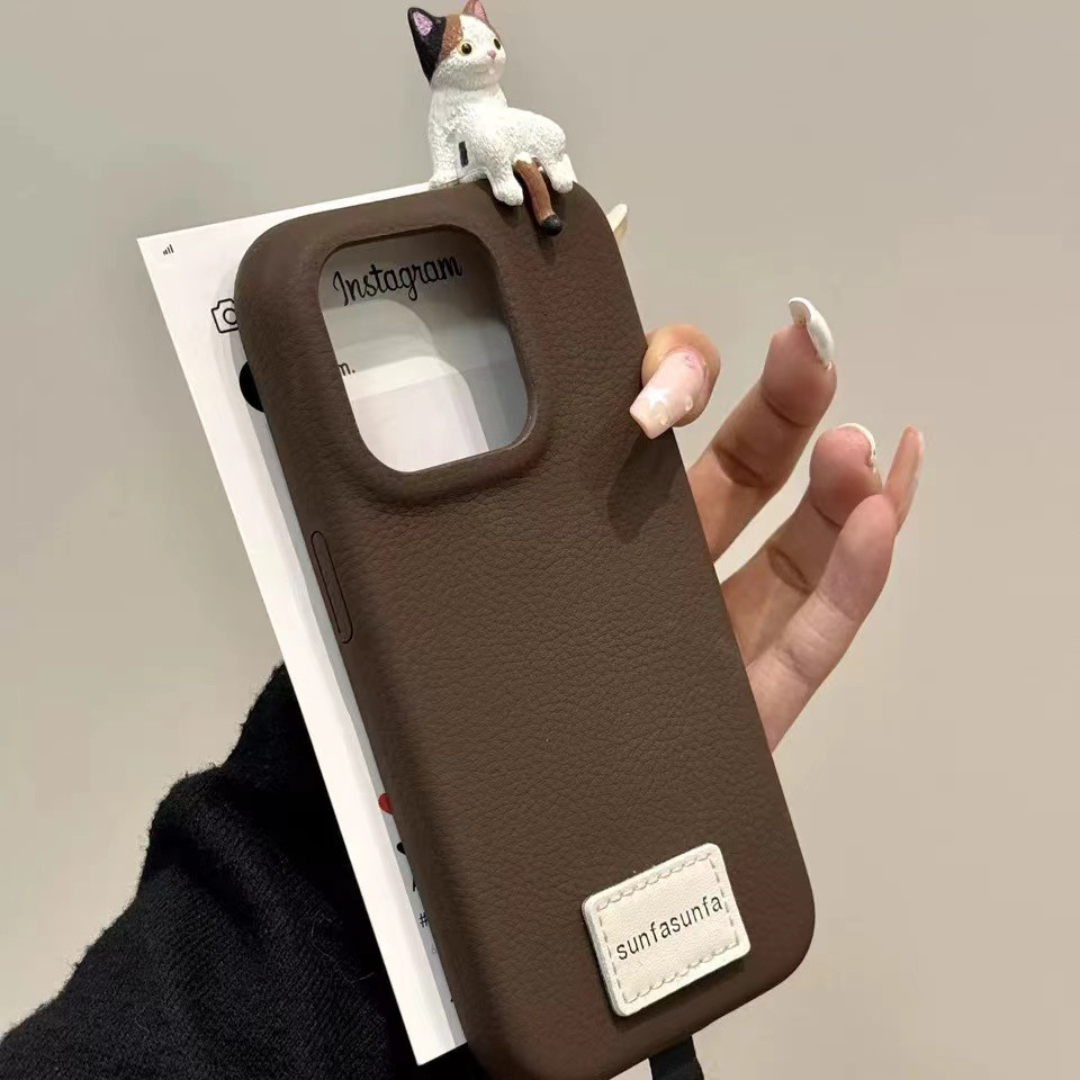 Tip 1 Kedi Figürlü 3D Telefon Kılıfı
