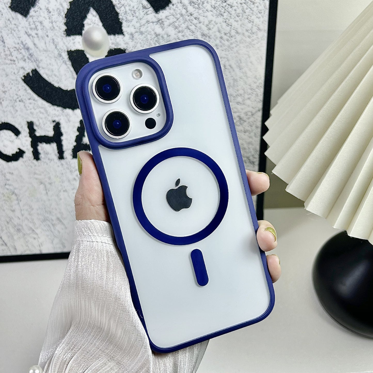 Şeffaf Akrilik Sade & Magsafe Telefon Kılıfları