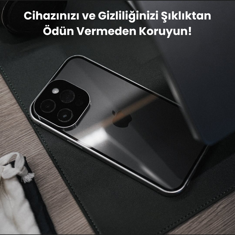 IPhone Manyetik Metal Kılıf + Hayalet Ekran
