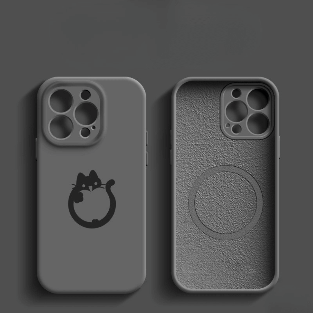 Magsafe Kedili Silikon Kılıf
