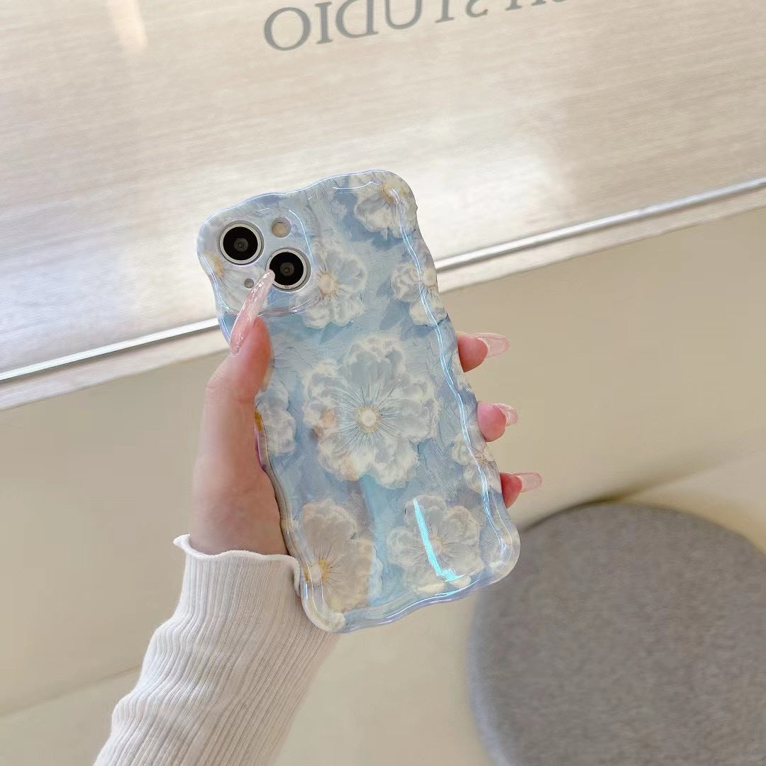 Düşme Karşıtı Kore Çiçeği Telefon Kılıfı