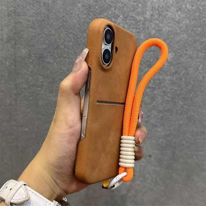 Deri Görünümlü Telefon Kılıfı