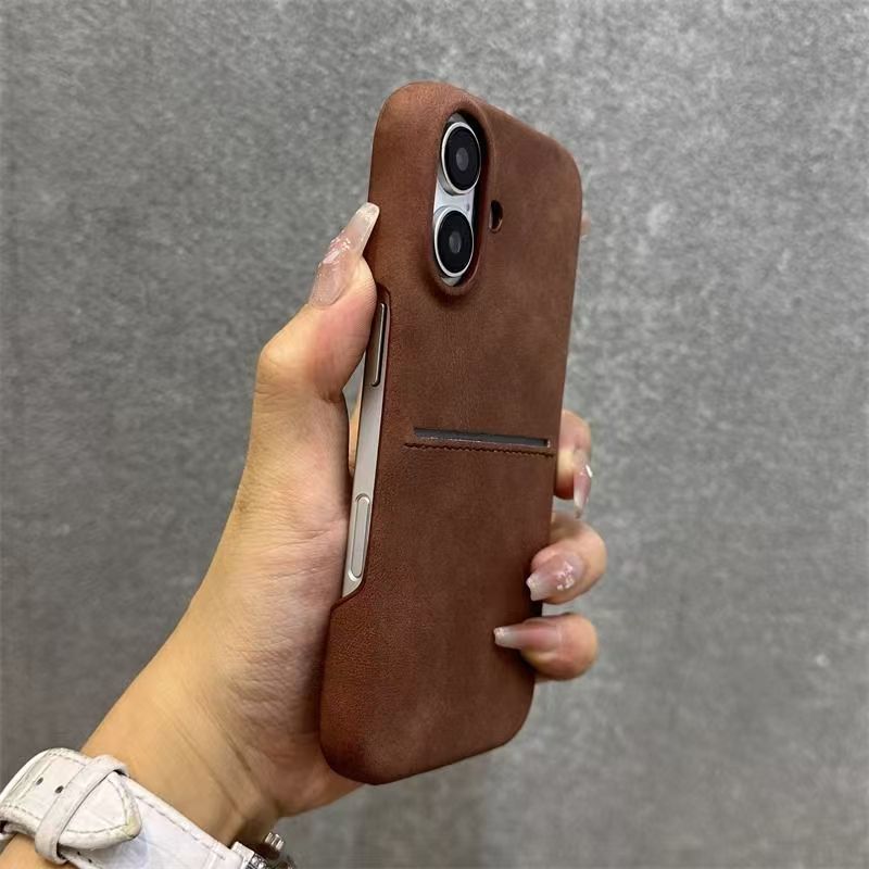 Deri Görünümlü Telefon Kılıfı