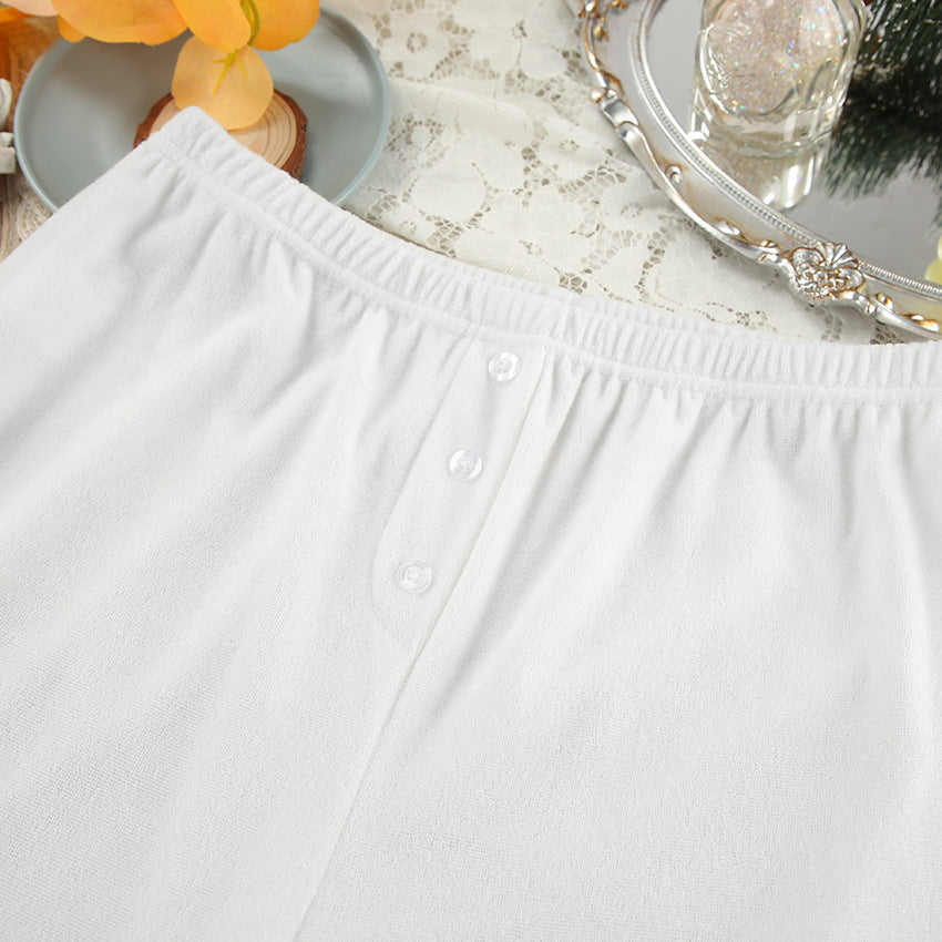 Alt Üst Düğmeli Sportif Pijama Takımı