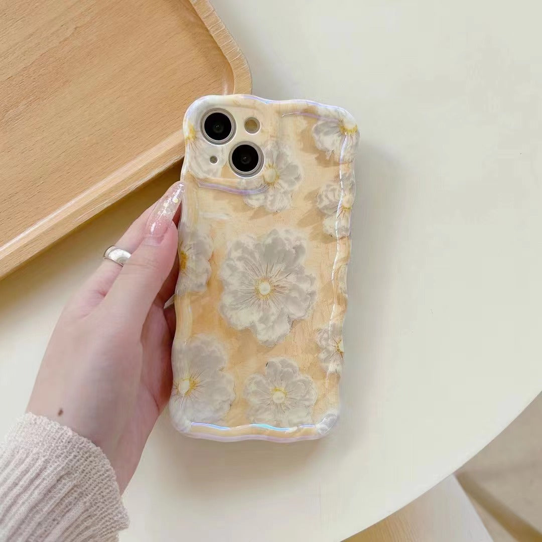 Düşme Karşıtı Kore Çiçeği Telefon Kılıfı