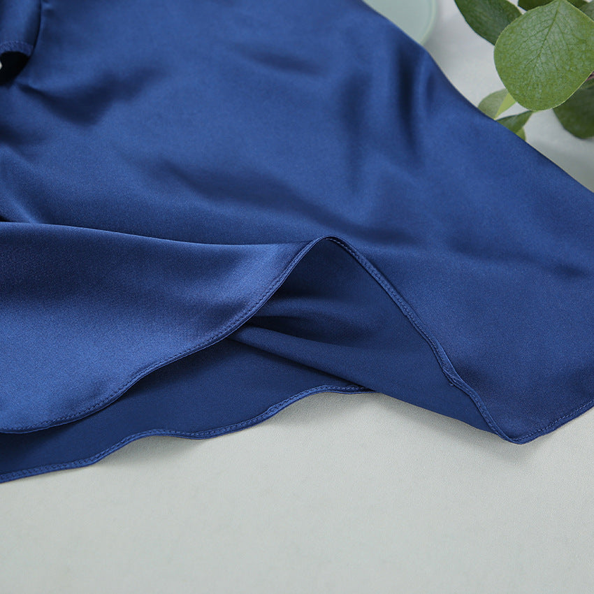 Saten Çapraz Askılı Pijama Takımı