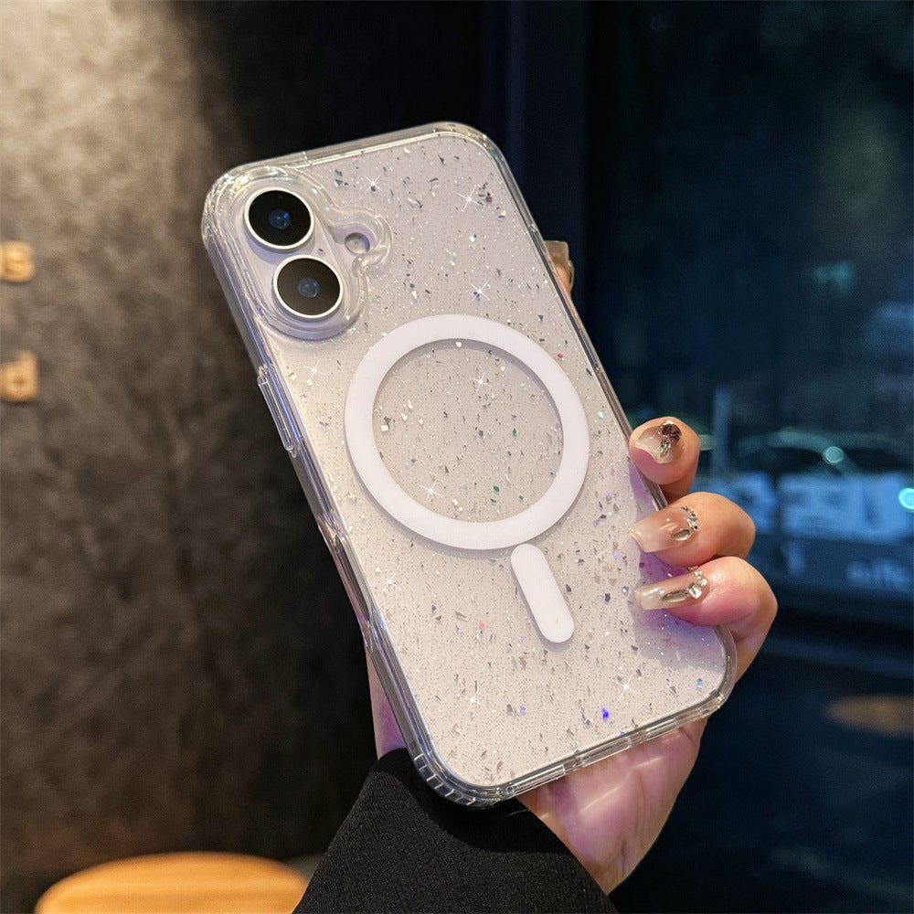 Işıltılı Sade ve Magsafe Telefon Kılıfı