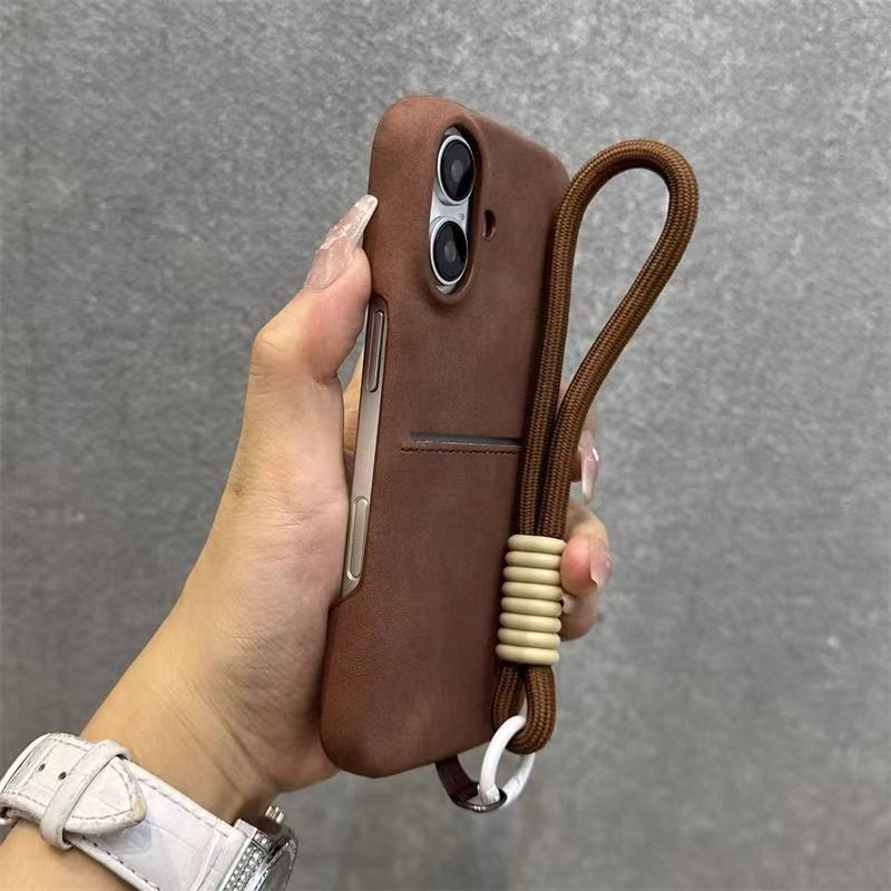 Deri Görünümlü Telefon Kılıfı