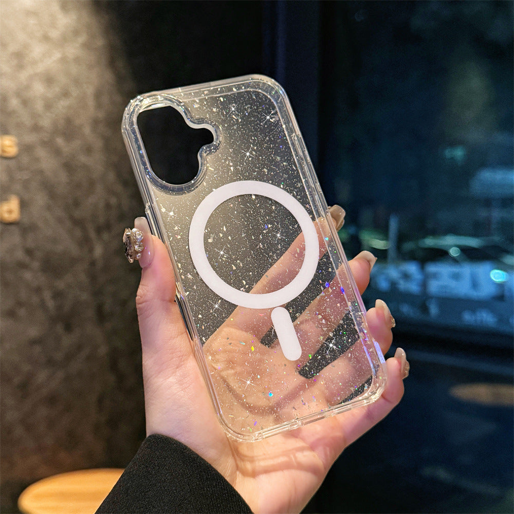 Işıltılı Sade ve Magsafe Telefon Kılıfı