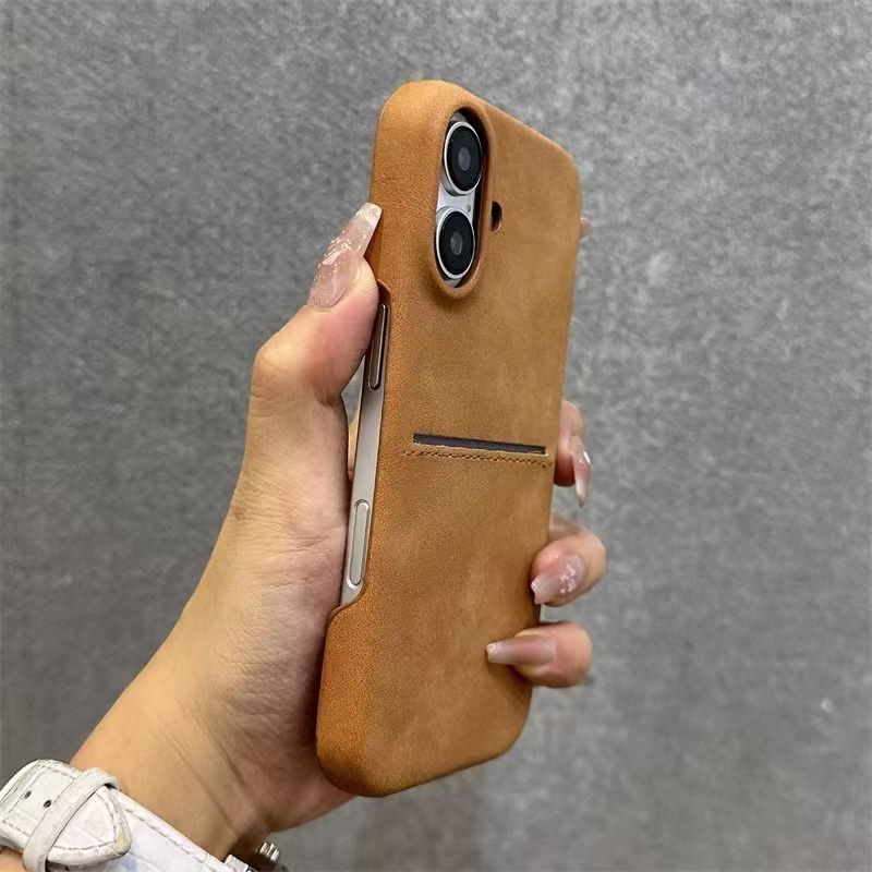 Deri Görünümlü Telefon Kılıfı