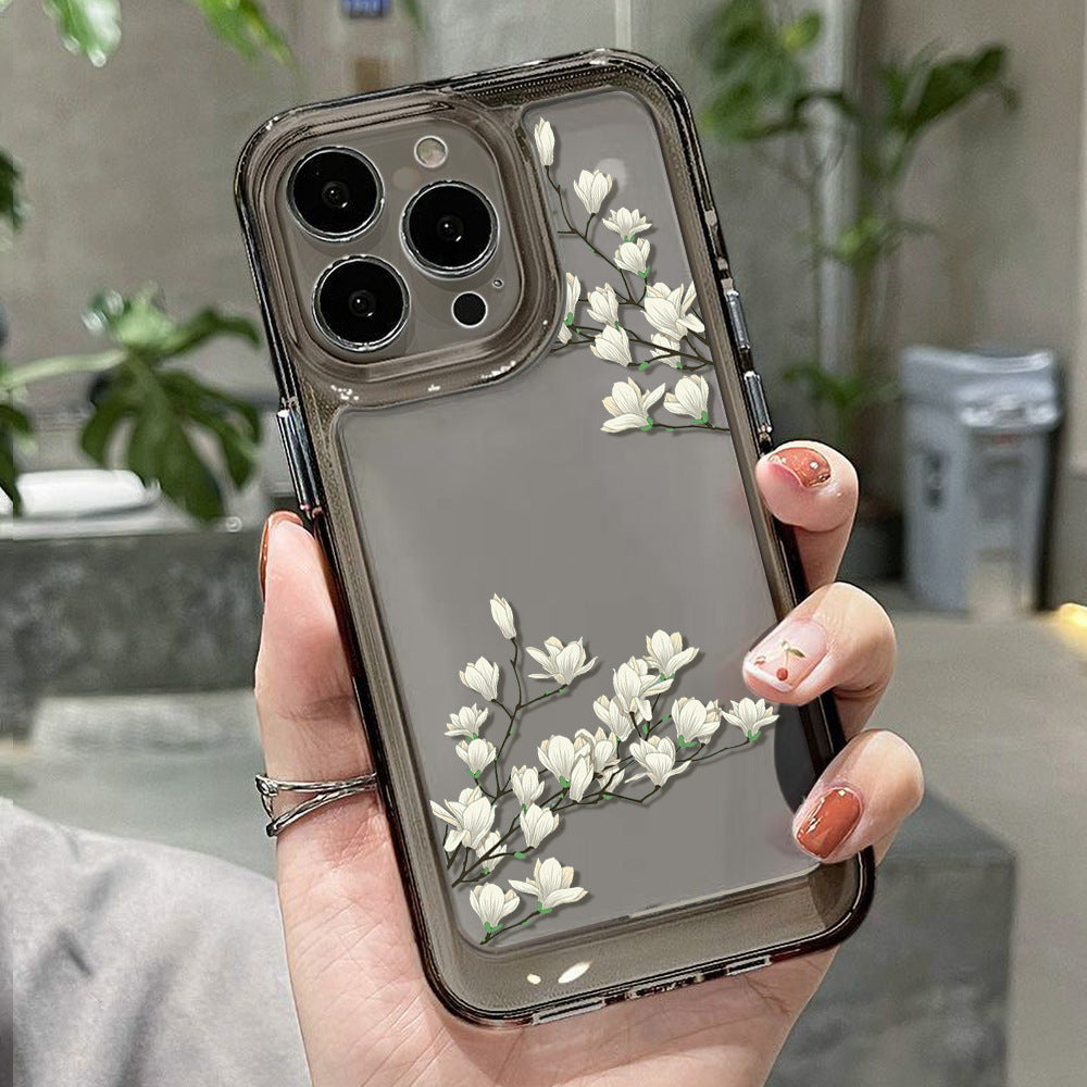 Desenli Şeffaf Telefon Kılıfı