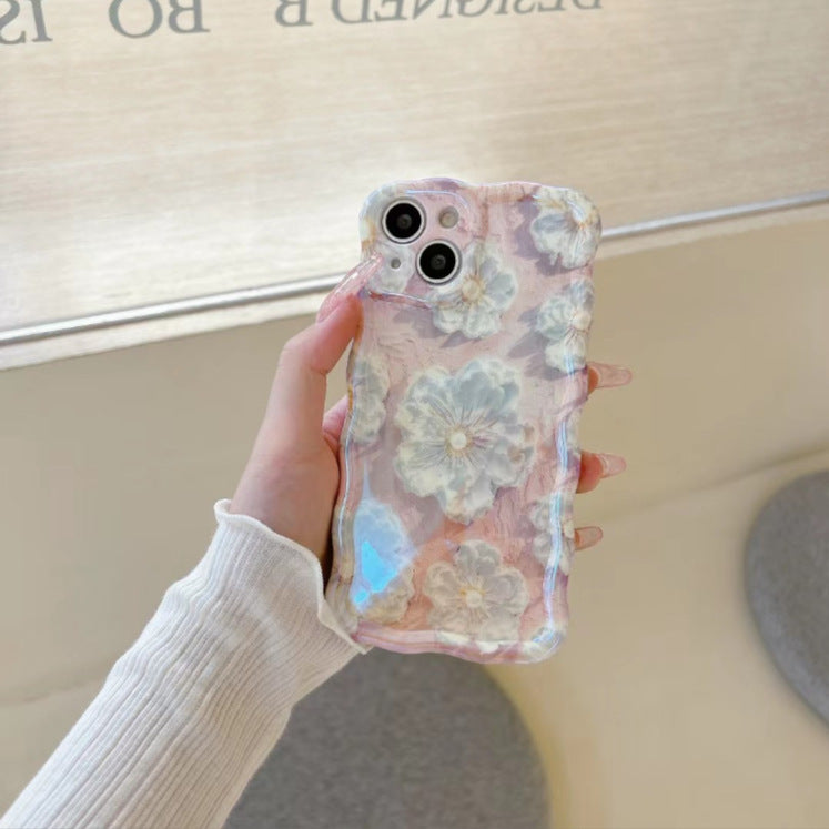 Düşme Karşıtı Kore Çiçeği Telefon Kılıfı