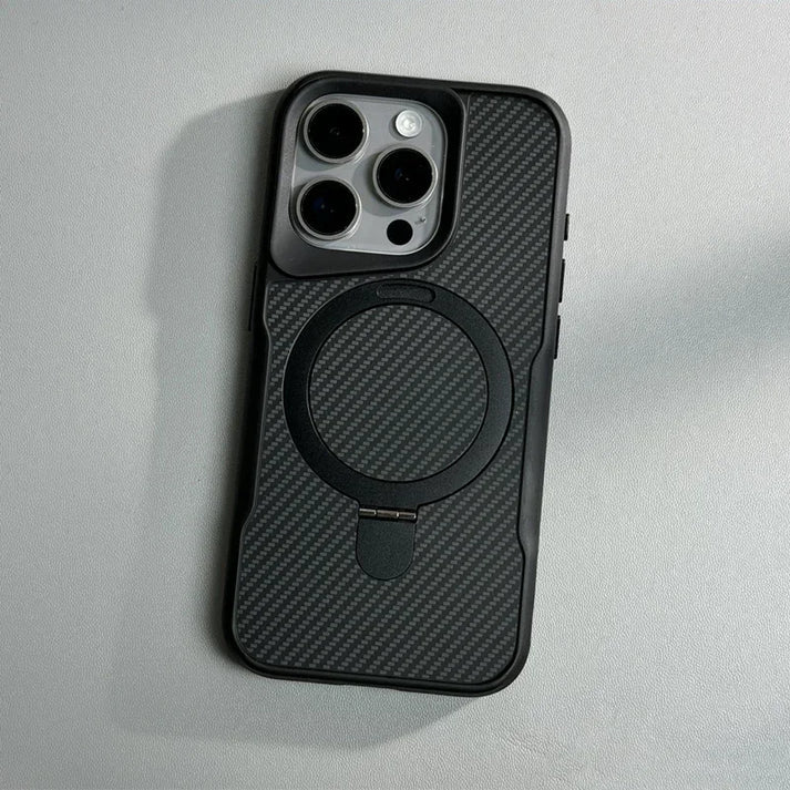 Nano Karbon Premium Tasarımlı ve MagSafe Şarj Destekli iPhone Kılıfı