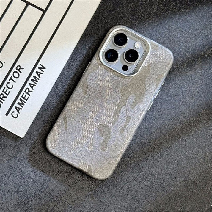 MagSafe Uyumlu Premium Kamuflaj Desenli iPhone Kılıfı
