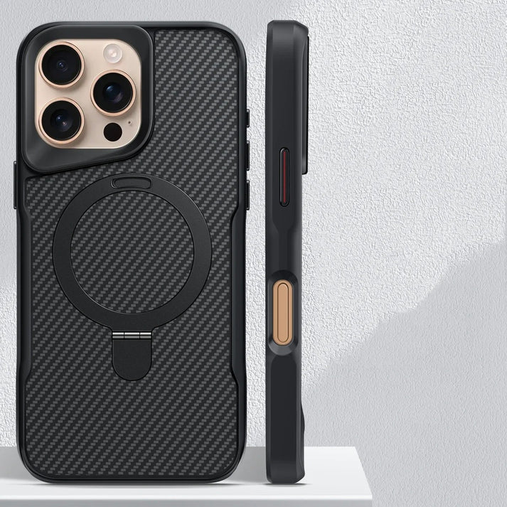 Nano Karbon Premium Tasarımlı ve MagSafe Şarj Destekli iPhone Kılıfı
