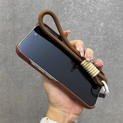 Deri Görünümlü Telefon Kılıfı