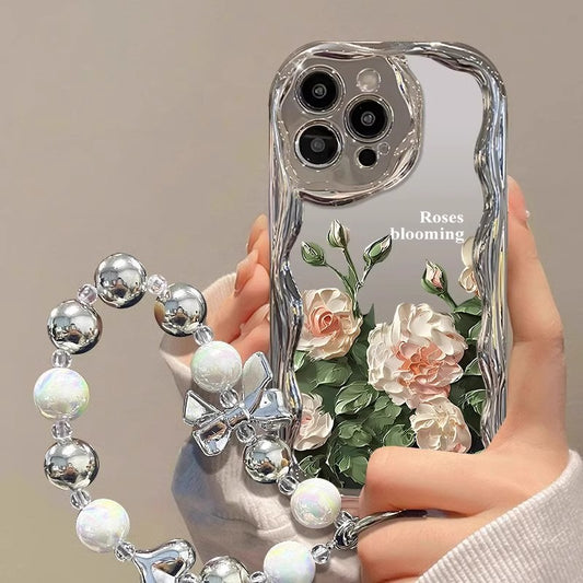 Güllü İplikli 3D Telefon Kılıfı