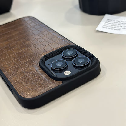 Timsah Derisi Görünümlü Telefon Kılıfı