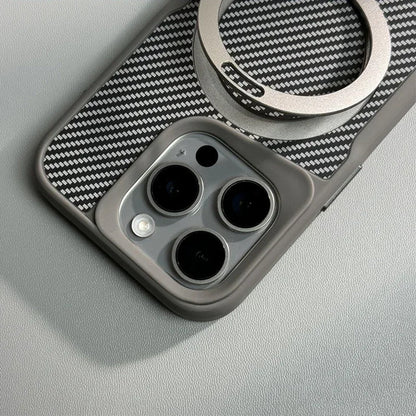 Nano Karbon Premium Tasarımlı ve MagSafe Şarj Destekli iPhone Kılıfı